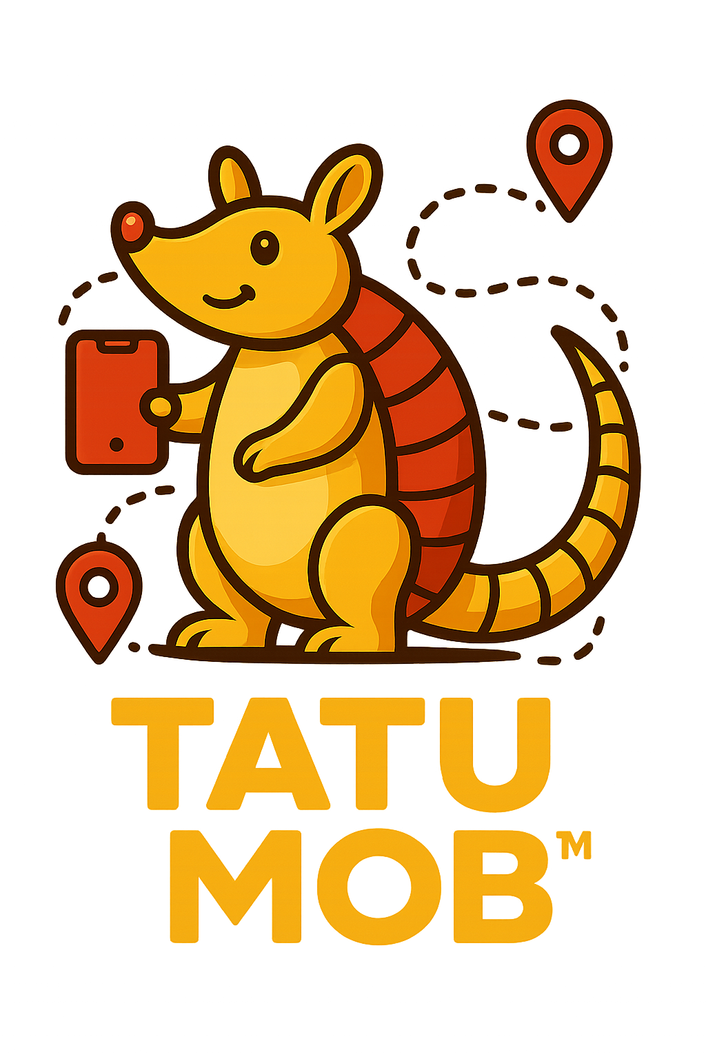 Mascote Tatu Mob